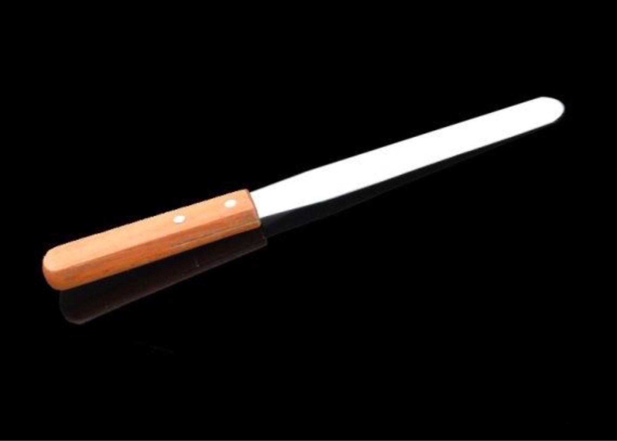 Dao chà láng/ trét kem bánh gato cán gỗ 20cm