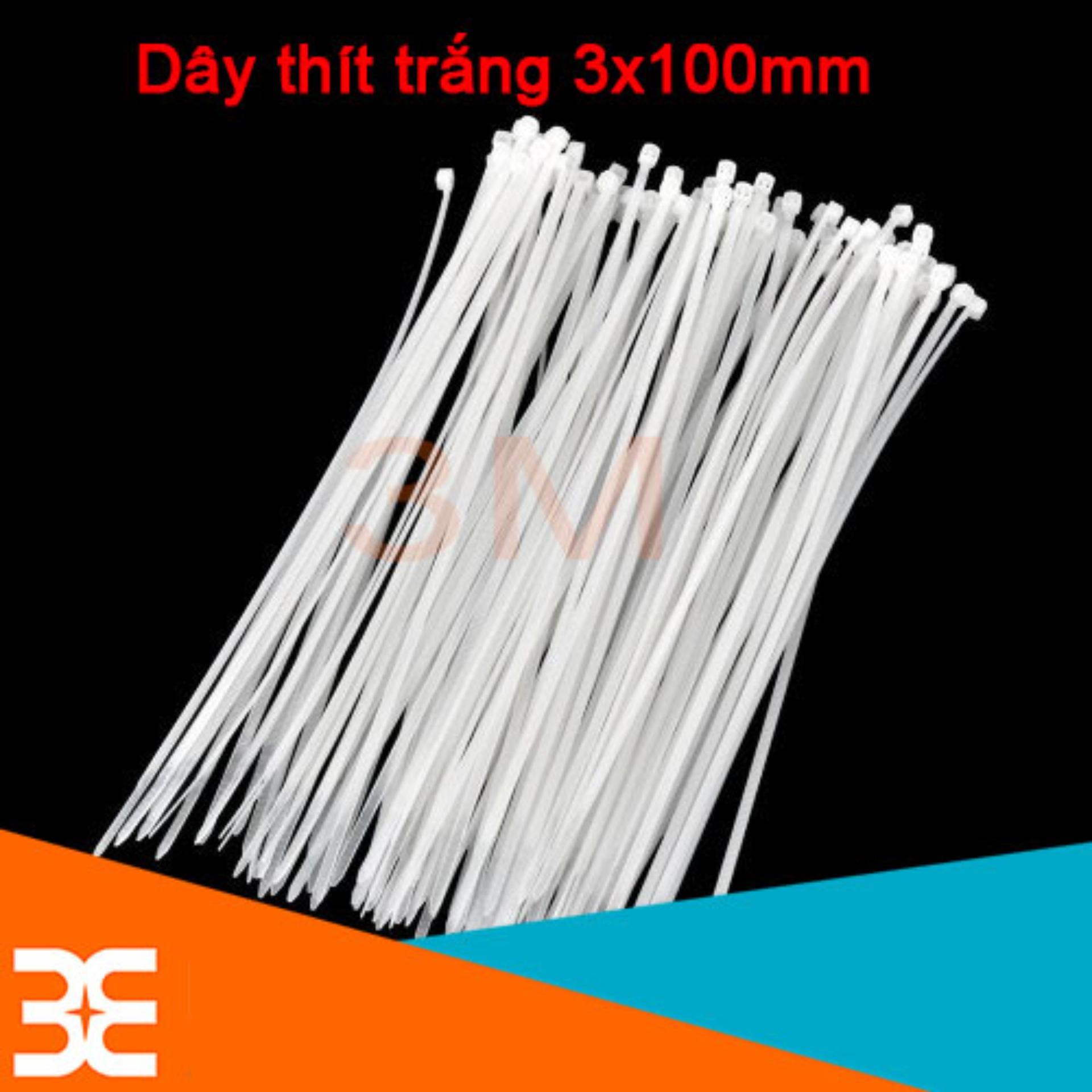 Gói 1000 dây thít 3x100mm - trắng