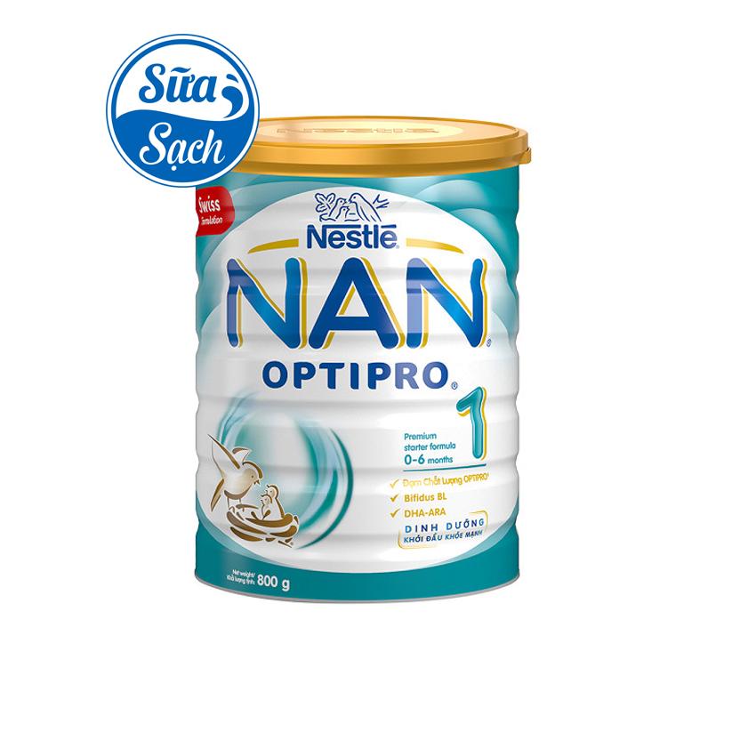 [HCM]Sữa bột Nestle NAN Optipro 1 800gr mẫu mới