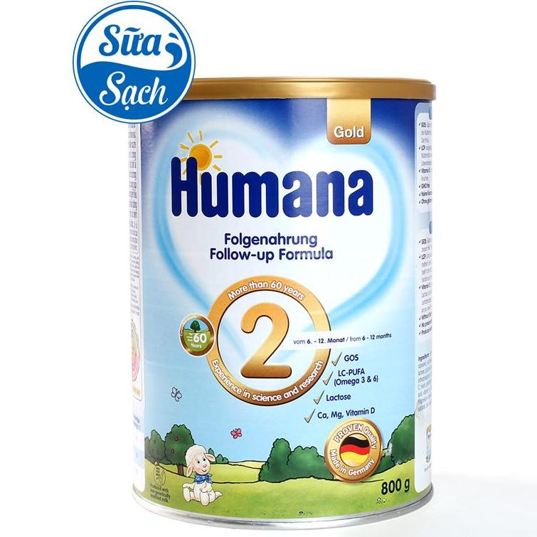 HCMSữa Humana Gold số 2 6-12 tháng 800g
