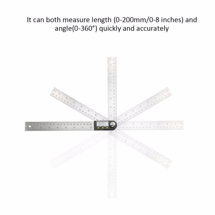 thước đo góc điện tử 200mm