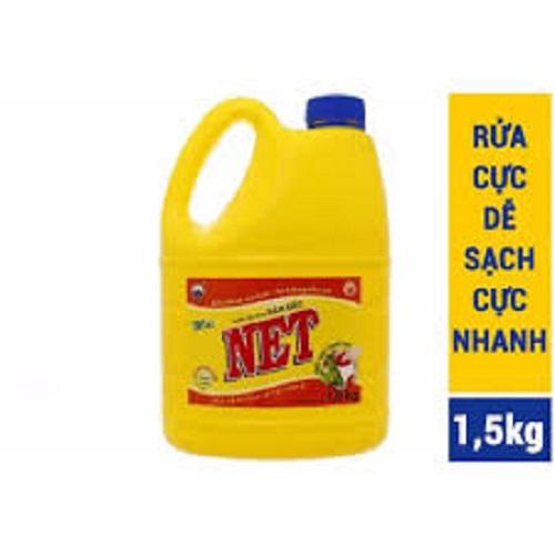 Nước Rửa Chén Net Đậm Đặc Hương Chanh 1.5Kg