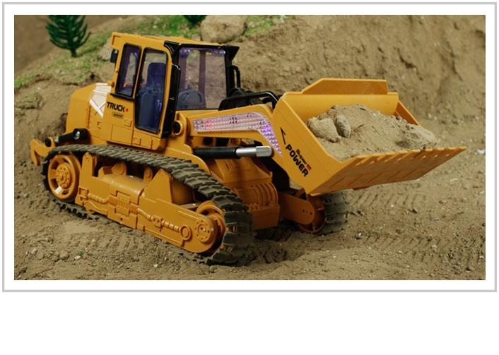 Xe ủi điều khiển từ xa cỡ lớn chạy xích