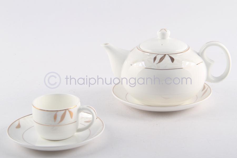 Bộ tách trà 14 món Sứ Xương Royal Houseware 1412615