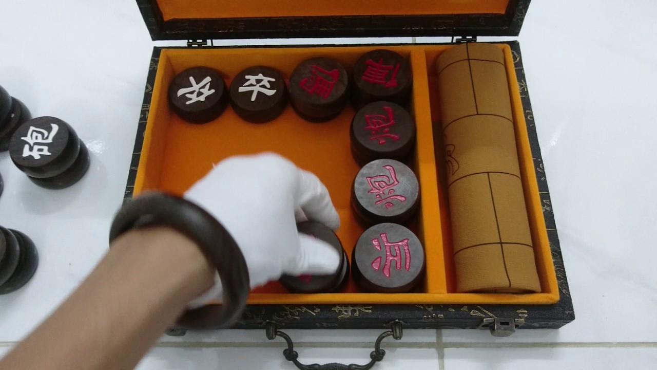 bô cờ tướng gỗ mun