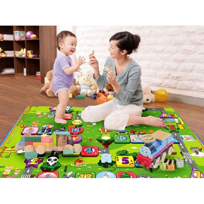 Thảm chơi 2 mặt cho bé Maboshi 1.8m x 2m