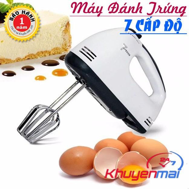 Máy Đánh Trứng Cầm Tay 7 Tốc Độ, Máy Đánh Trứng Cầm Tay Mini