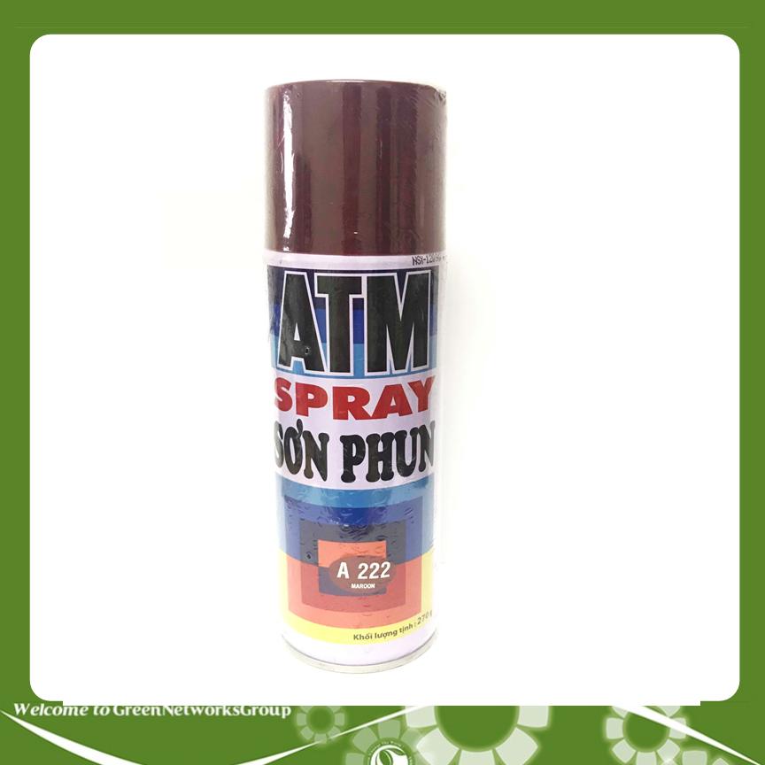 Bình sơn phun cửa gỗ A222 GreenNetworks (nâu sẫm)