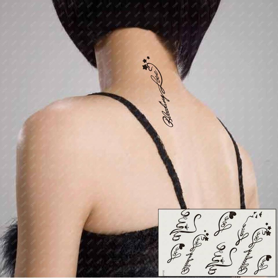 [HCM]Hình xăm dán tattoo combo 12 sản phẩm mini 10x6cm
