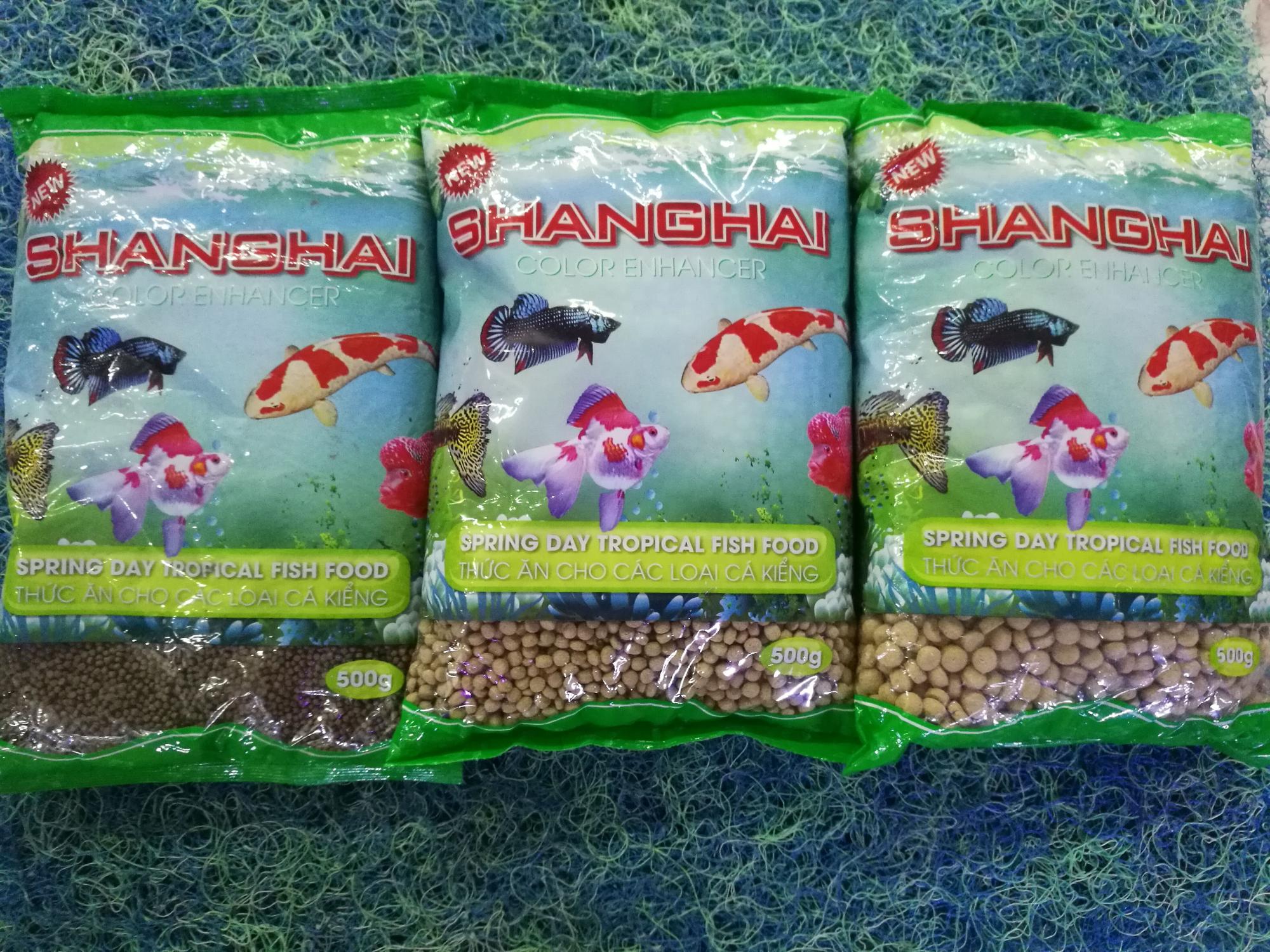 Thức ăn cho cá 500gram hạt nhỏ Việt Nam