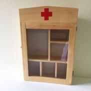Tủ thuốc y tế gia đình - tủ thuốc gỗ treo tường trang trí nhà