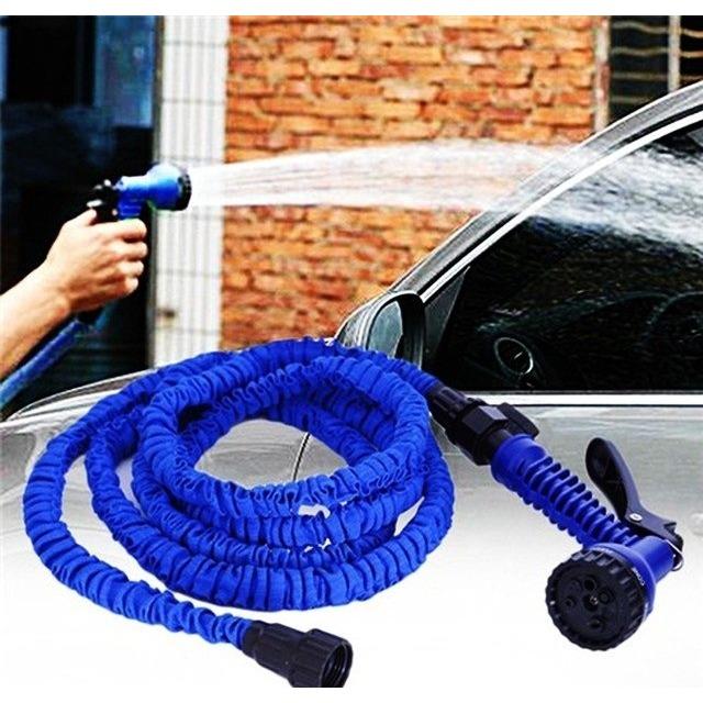 Vòi Xịt Nước Giãn Nở Thông Minh 30M Kèm Đầu Xịt 7 Chế Độ