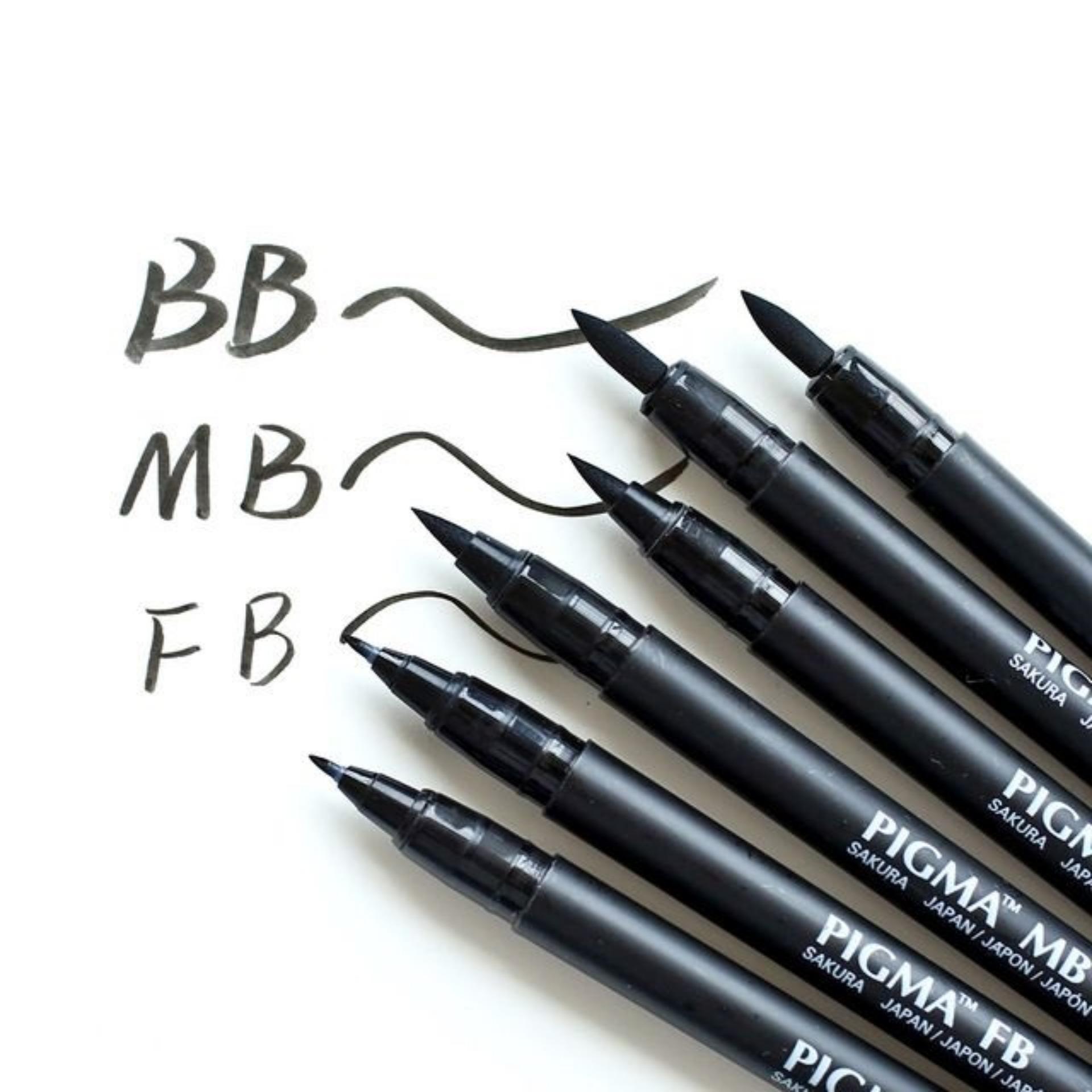 [HCM]BÚT CỌ SAKURA PIGMA BRUSH (ĐẦU TRÒN NÉT LỚN)