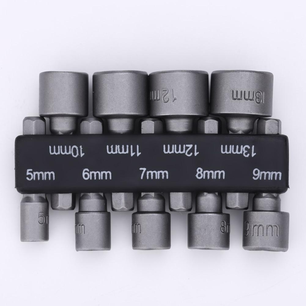 bộ 9 đầu vặn ốc bằng thép