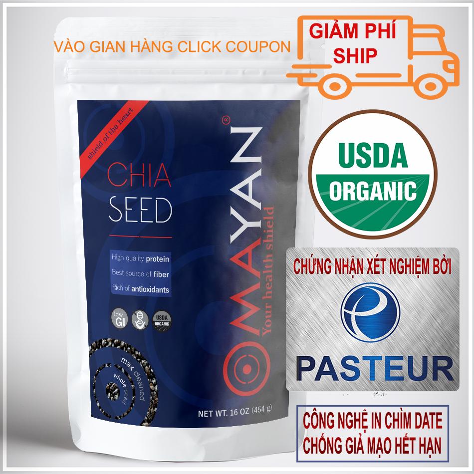 [HCM]Hạt Chia seed Organic đen Mayan 454g