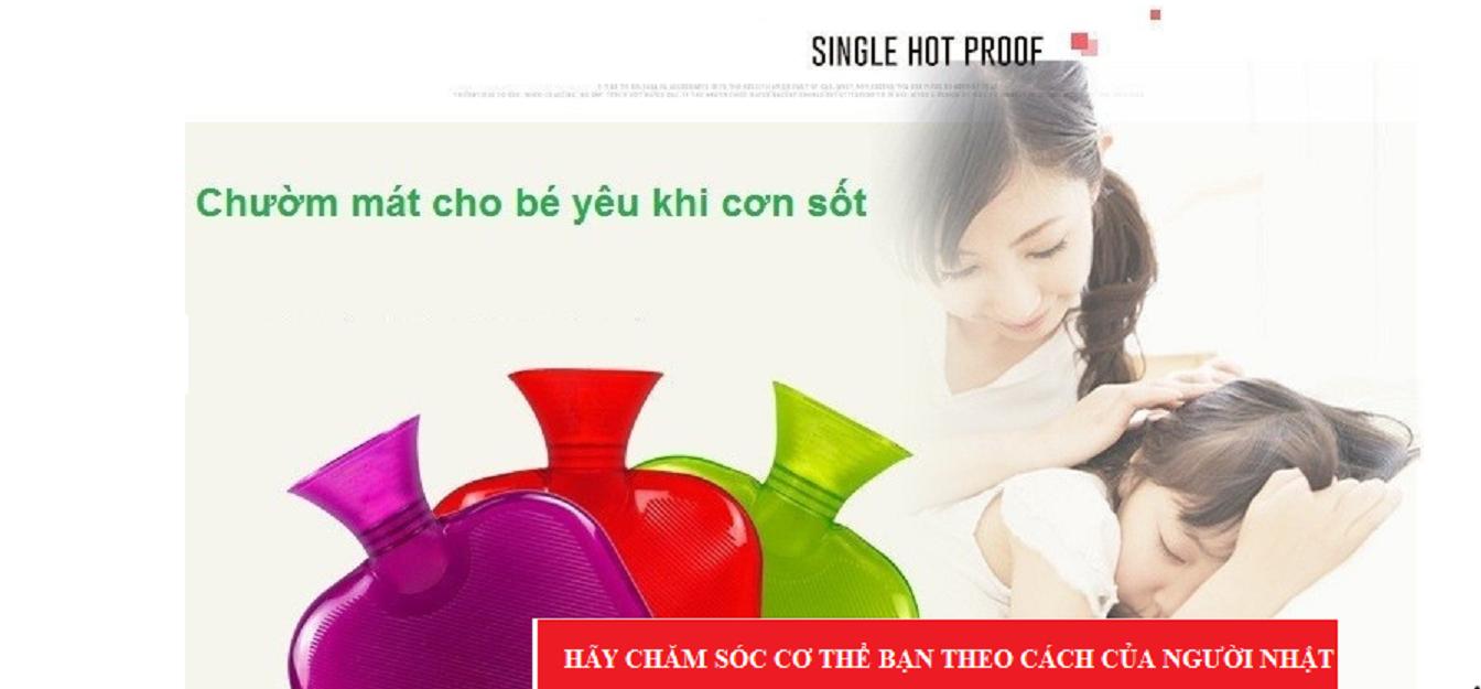 Túi chườm nóng lạnh thương hiệu cao cấp [Màu tím]