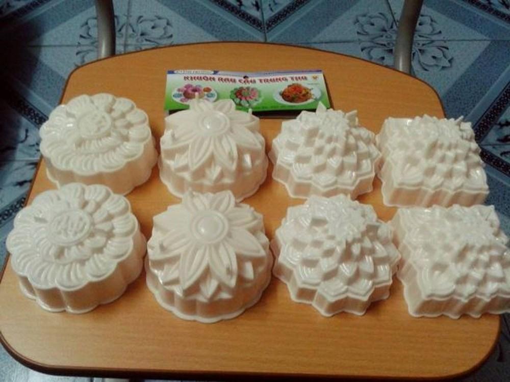 Set 6 Khuôn Rau Câu Trung Thu ( Ngẫu Nhiên )