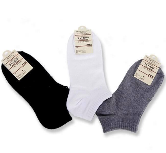 Set 3 đôi tất (vớ) đen xuất Nhật