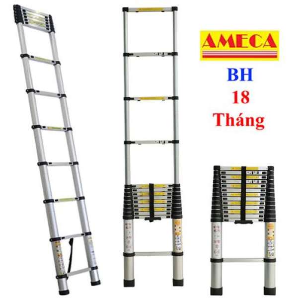 Thang nhôm rút đơn AMECA AMC380 - 3,8m