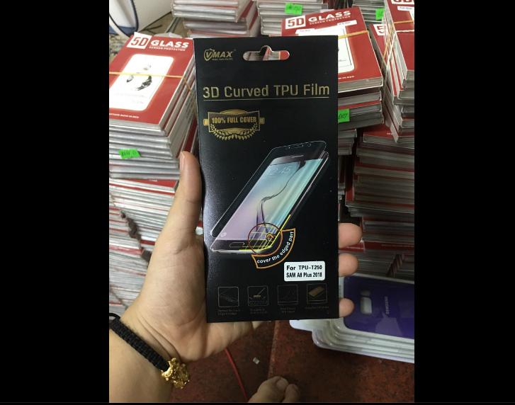 Miếng dán dẻo full màn Vmax cho Samsung A8 Plus 2018