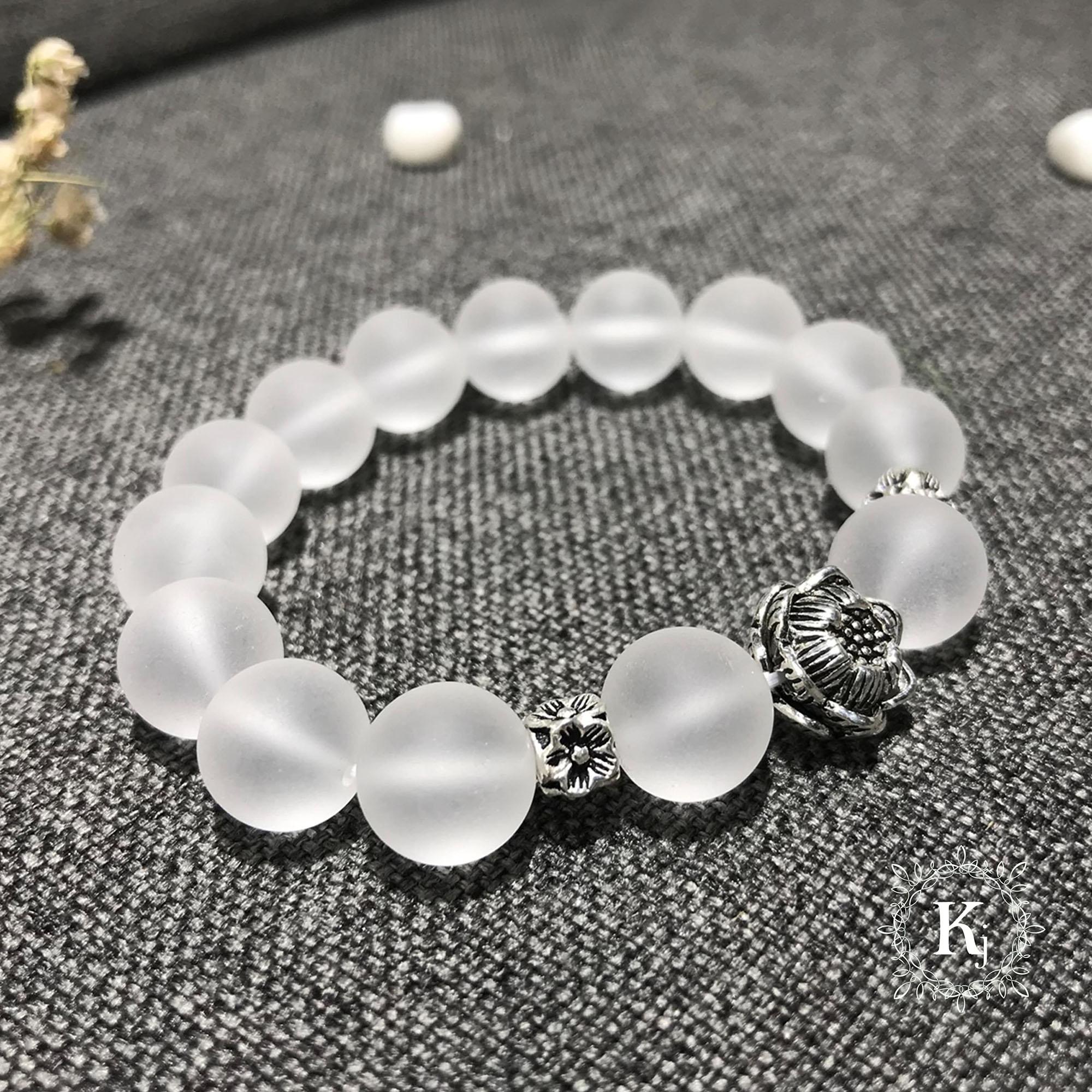 Vòng Tay Phong Thủy Thạch Anh Trắng  (V0125)