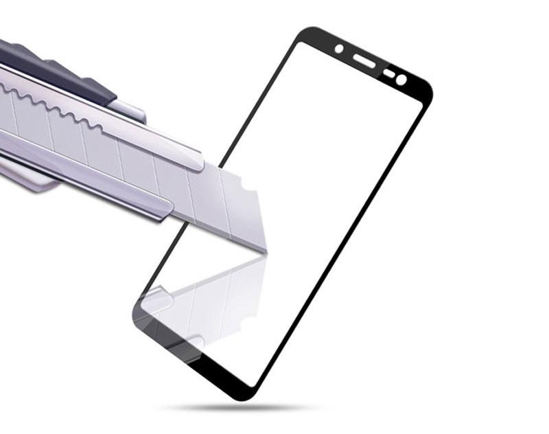 Miếng dán 5D Full keo cho Samsung Galaxy A8 Plus (2018) - Đen