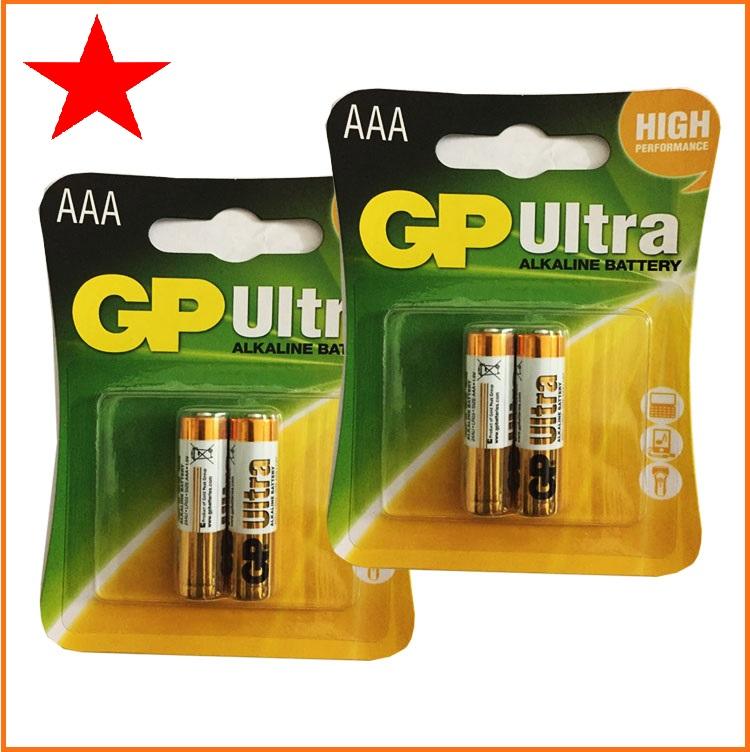 Combo 5 vỉ pin AAA GP Super Alkaline (1 vỉ 2 viên)
