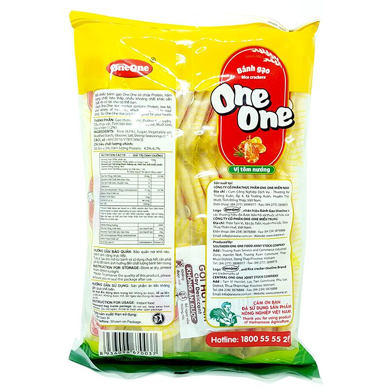 Bánh gạo One One 150g vị tôm nướng