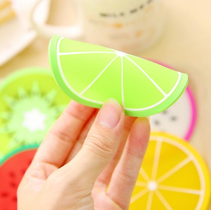 Combo 5 Miếng Lót Ly Hình Trái Cây ( ngẫu nhiên)