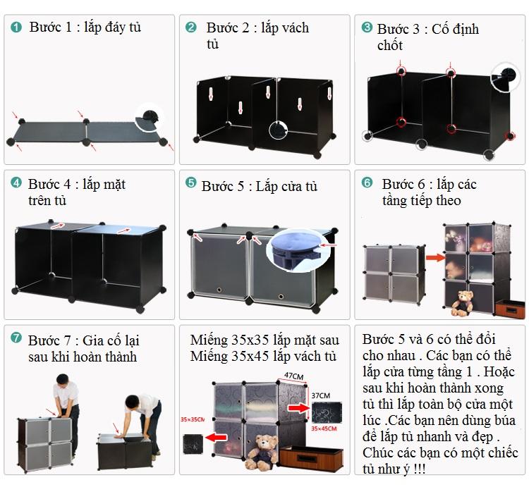[HCM]TỦ GHÉP 12 NGĂN