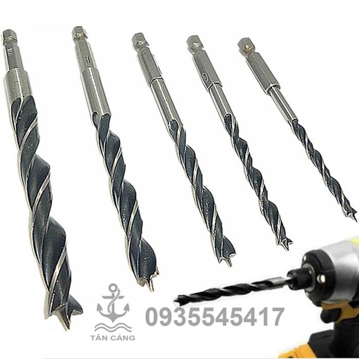 Bộ mũi khoan gỗ chuôi lục