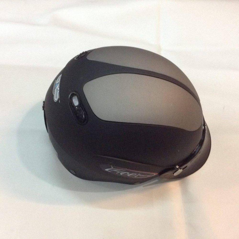 [HCM]Mũ bảo hiểm GRS A-102 (Đen xám)