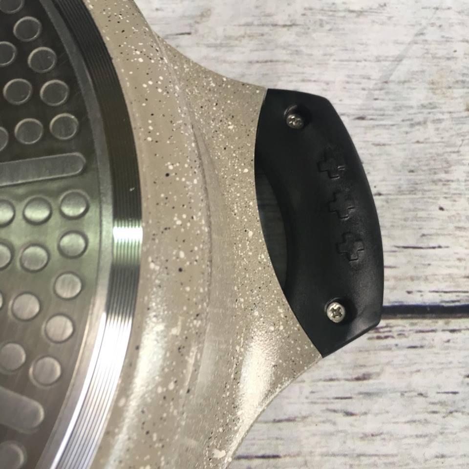 NỒI ĐÁ LOCK & LOCK PHI 20CM ĐÁY TỪ Marble Stone