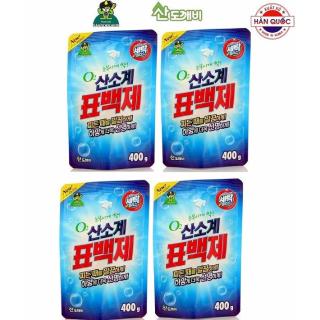 Bộ 4 gói bột tẩy vết bẩn khử khuẩn quần áo oxygen Hàn Quốc Sandokkaebi 400g BH294 thumbnail