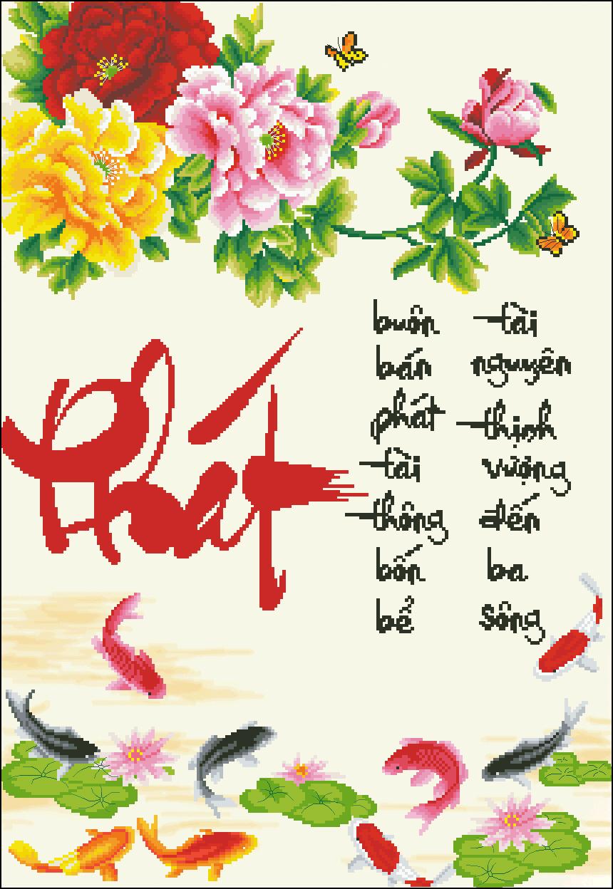 Tranh Thêu Chữ Thập Phat 4