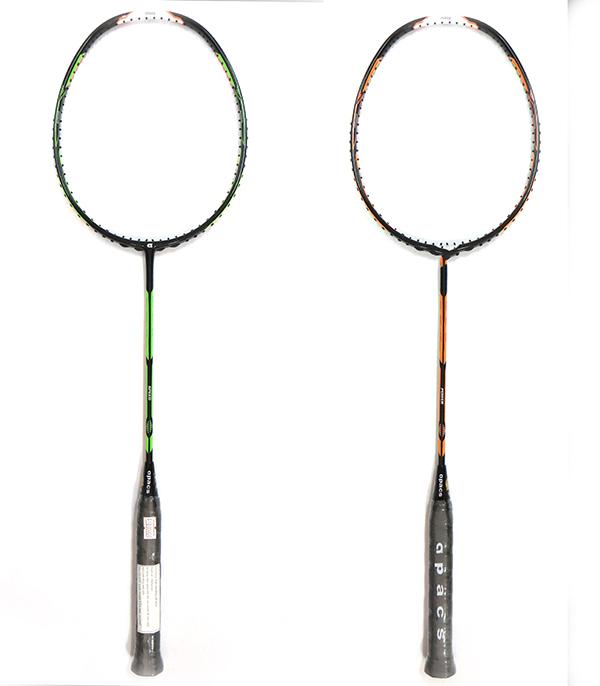 Apacs Dual Badminton Racket - Power & Speed Comes with Racket Strings + Racket Handle Wrap