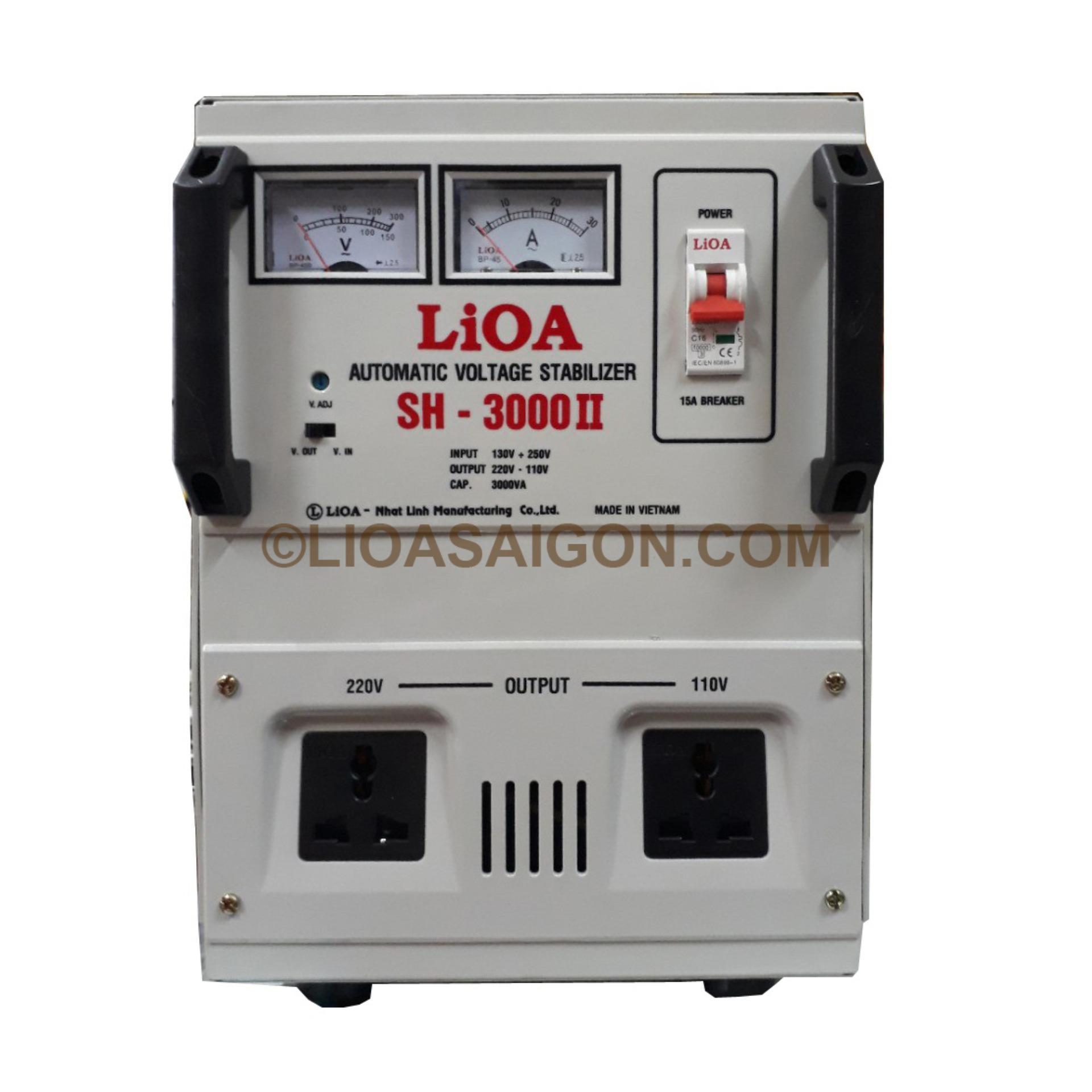 Ổn Áp Lioa 1p Sh-3kva – Sh-3000(Xám)