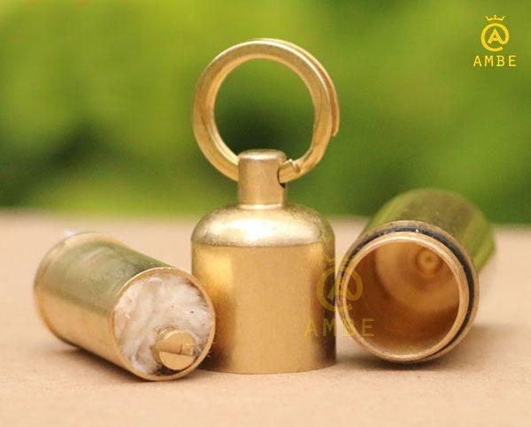 Bật lửa móc khóa xăng đá đồng Kuboy K17