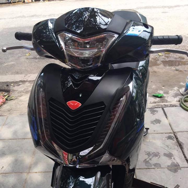 mặt nạ SH 2017 kiểu ý cao cấp( hình thật) đỏ_ đen