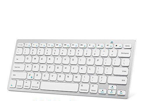 Bàn phím không dây Bluetooth mini Ultra KB - IA6 (Trắng)