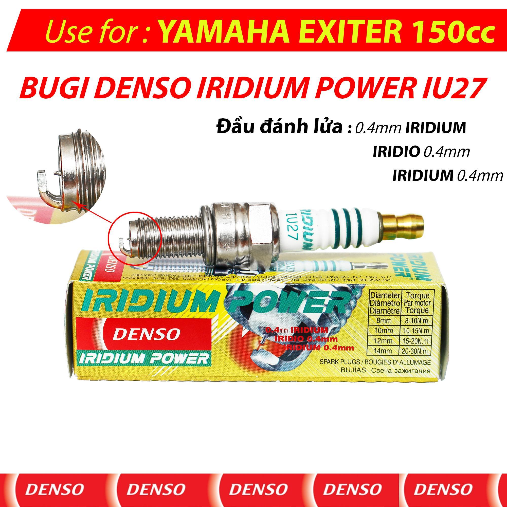[HCM]Bugi Denso IU27 YAMAHA EXITER 150cc IRIDIUM POWER