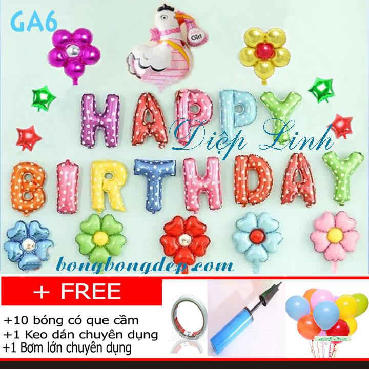 Sét bong bóng trang trí sinh nhật mẫu gà - Diệp Linh