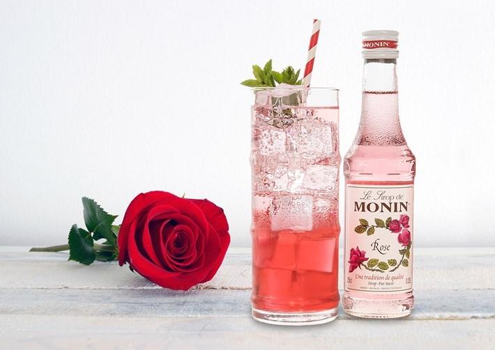 Syrup Monin Rose (Hoa Hồng) Chai 700ml