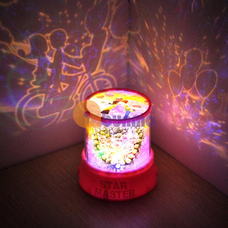 Đèn ngủ chiếu sao, trăng, tình yêu, pet Star Master 4.5V