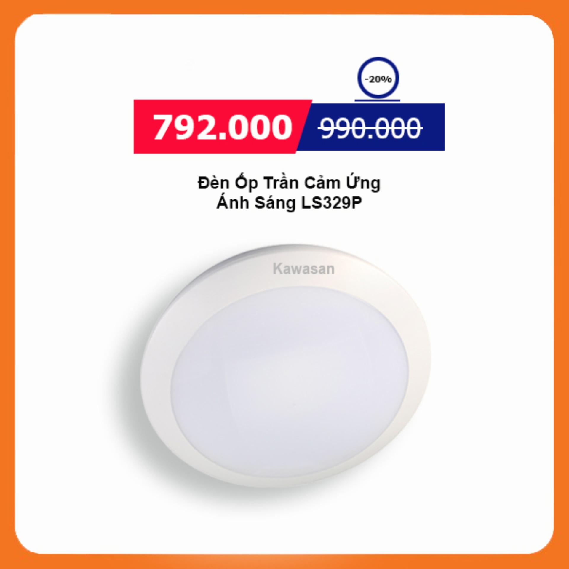 ĐÈN ỐP TRẦN CẢM ỨNG ÁNH SÁNG LS329P