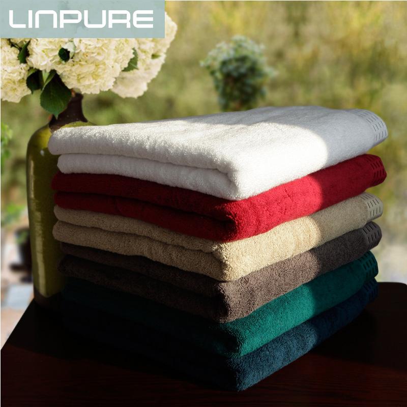 LInPURE Mềm Mại 100% Cotton Khăn Mặt Đỏ Khăn Mặt Thoải Mái Màu Xanh Đậm Xanh Khăn Tắm Duy Nhất Sản Phẩm Trắng Sicilia Áo Choàng Tắm