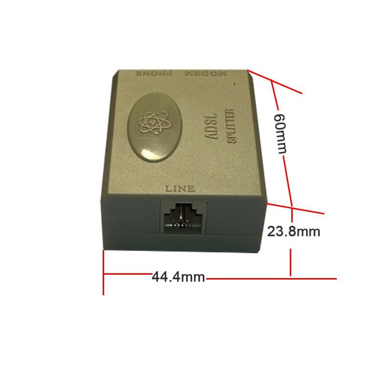 Hộp tách lọc ADSL và Phone (tách cổng RJ11 từ Modem ra 1 bên Phone, 1 bên ADSL)