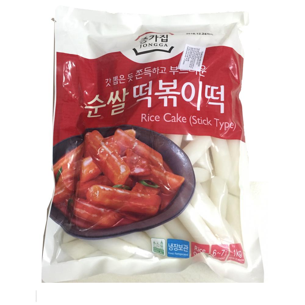 1Kg Bánh Gạo Tokbokki Hàn Quốc JongGa Cao Cấp