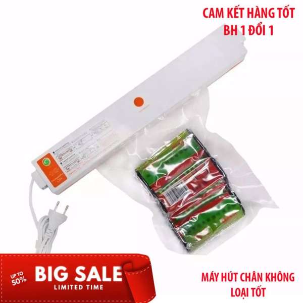 Túi hút chân không tp hcm , Cách hút túi chân không- Máy hút chân không thực phẩm Fresh Pack pro cao cấp đảm bảo thực phẩm tươi lâu hơn, ngon hơn. M91 - Bh uy tín 1 đổi 1 bởi Smart Buy