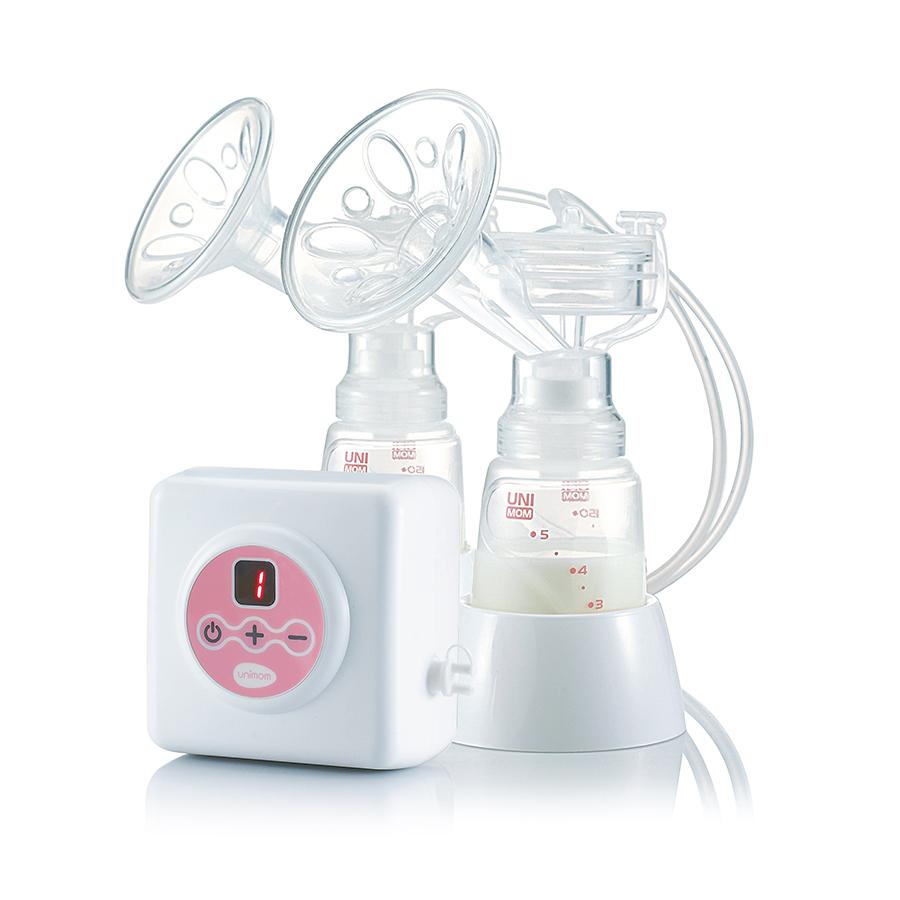 [HCM]MÁY HÚT SỮA ĐIỆN ĐÔI - CÓ MATXA SILICON PREMIUM ALLEGRO UNIMOM